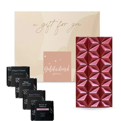 Gefeliciteerd giftbox - Theepakket Cadeau