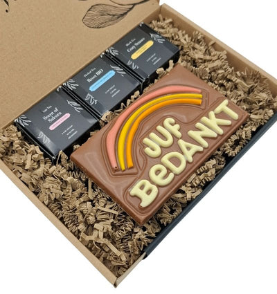 Juf Bedankt! Thee en Chocolade cadeaupakket