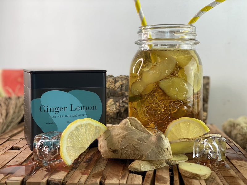Ijsthee recept: Ginger Lemon