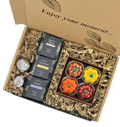 Thee ei, Zen Tea & Pompoen Bonbons - Luxe Brievenbuspakket