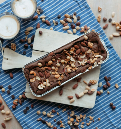 Brownie Deluxe - Chocolade Brownie - Brievenbus Cadeau