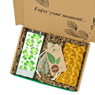 A Touch of Luck Brievenbuscadeau | FLATYZ Klavertjes 4 Kaars