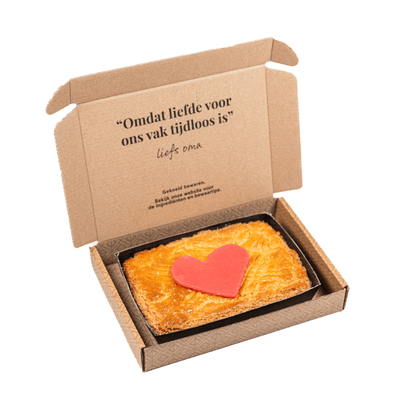 Brievenbus Liefdes Boterkoek mini