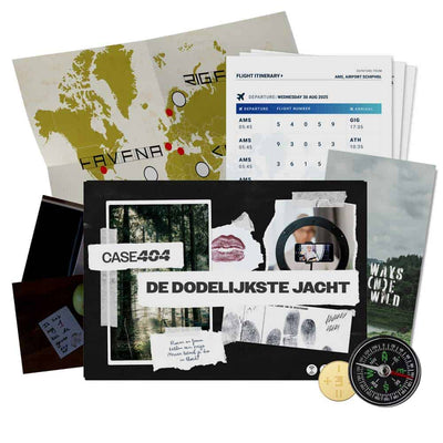 De Dodelijkste Jacht – Case404 Moordspel | Interactief Detective Spel