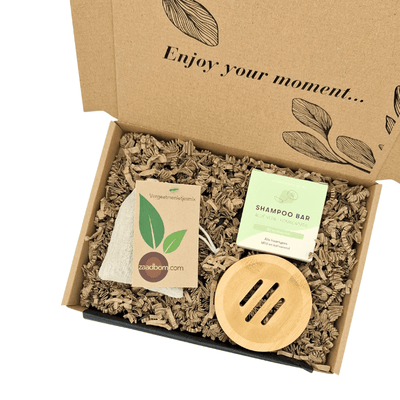 Frisse Start – Brievenbuscadeau | Shampoo Bar & Vergeet-me-nietjes