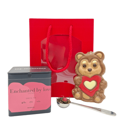 Hartendief – Valentijn Giftbag met Chocolade en Lychee Thee