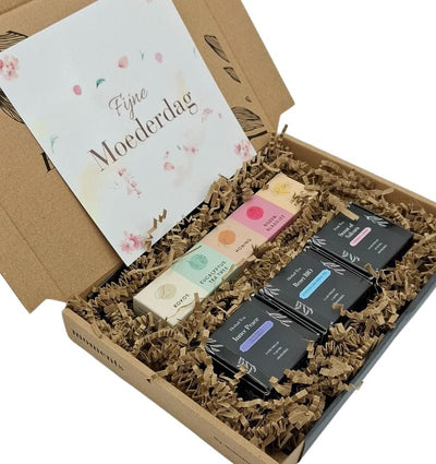 Moederdag Cadeau – Thee & Zeep Verwenbox in Brievenbusformaat - My - Moments.nl