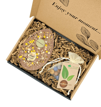 Paasei & Kleurrijke zaadbommetjes Box - Eigen Logo - My - Moments.nl