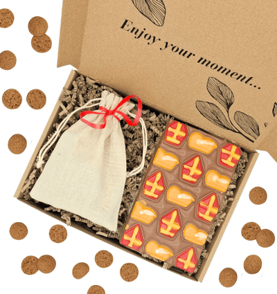 Sinterklaaspakket - Pepernoten & Choco Mijter - My - Moments.nl
