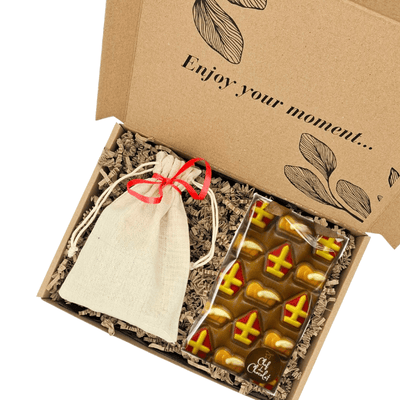 Sinterklaaspakket - Pepernoten & Choco Mijter - My - Moments.nl