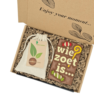 Sinterklaaspakket - Tulpen & Choco Wie zoet is... - My - Moments.nl