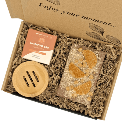 Stroopwafel & Pumpkin Spice shampoo - Luxe Brievenbuspakket - My - Moments.nl