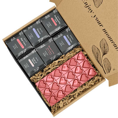 Valentijn Box - Zen Tea & Choco Hartjes - Theepakket Cadeau - My - Moments.nl