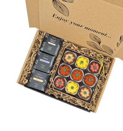 Zen Tea & Pompoen Bonbonnetjes - Brievenbuspakket - My - Moments.nl