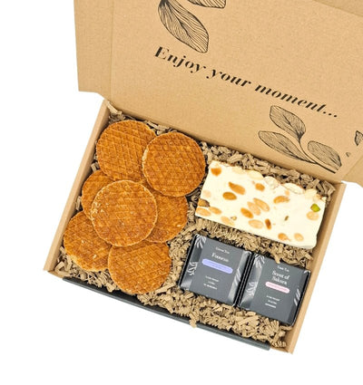 Zen Tea, Stroopwafels & Noga box - Theepakket - My - Moments.nl