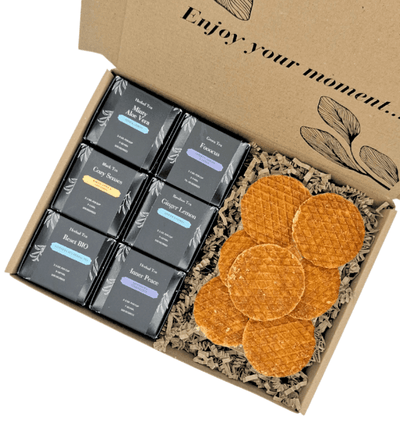 Zen Tea & Stroopwafels - Theepakket Cadeau - My - Moments.nl